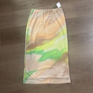 Neon Tan Skirt by AFRM